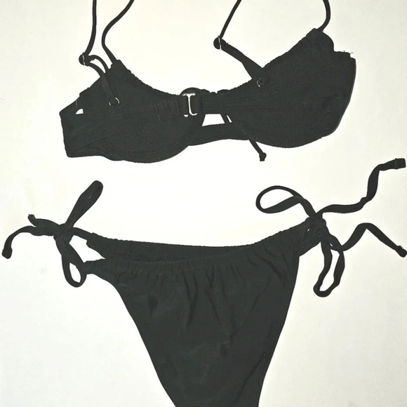 Black 2 Piece Bikini - Picture 5 of 6